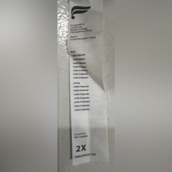 NEW FABLETICS TAHOE TEDDY JACKET - size 2X - Picture 7 of 10